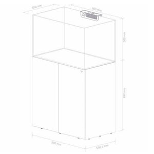 NYOS - G2 300 AQUARIUM W/ SLIM-LINE CABINET